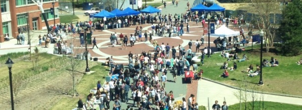Last year’s event generated heavy foot traffic as students, faculty, staff, and Mansfield community members stopped by to check out the Earth Day celebration.