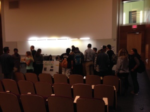 We had a great group of students stay after for our discussion of sustainability at UConn